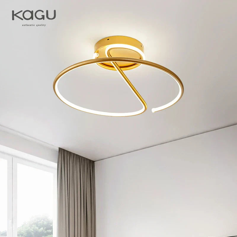 DecorBites™ LED Chandelier Chrome Lamp Fixture for Living Room, Kitchen & Home Decor