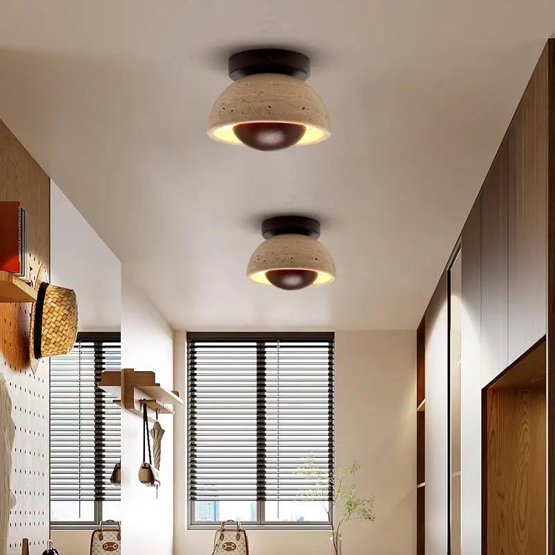 DecorBites™ LED Ceiling Lights Modern Style Balcony Living Room Cave Stone Decor