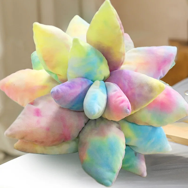 DecorBites™ Lavender Succulent Hippie Room Decor Throw Pillows