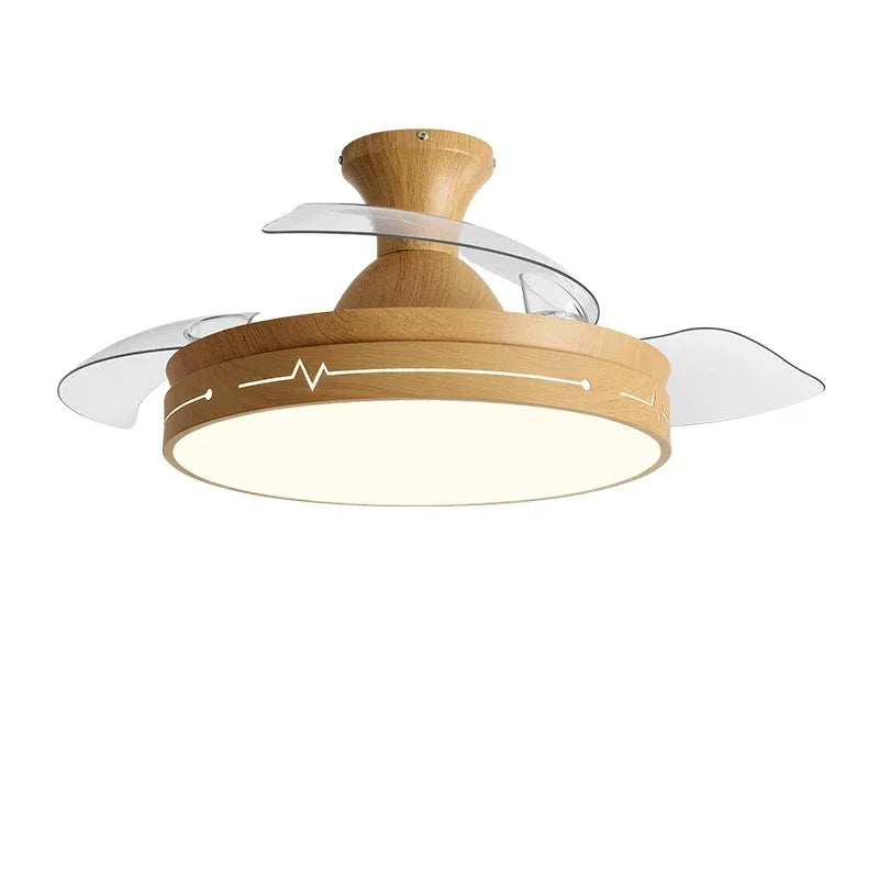 DecorBites™ DC Motor Ceiling Fan Light with Remote Control for Home, Bedroom, and Living Room