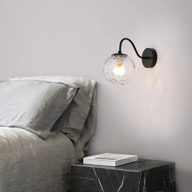 DecorBites™ Glass Ballight LED Wall Lamp for Living Room Bedroom Home Decor
