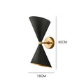 DecorBites™ Black LED Wall Lamp for Modern Home Lighting