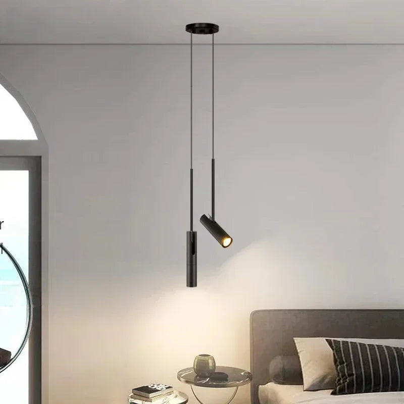 DecorBites™ LED Pendant Light: Bedroom Dining Kitchen Chandeliers, Minimalist Hanging Lamp for Home Decor