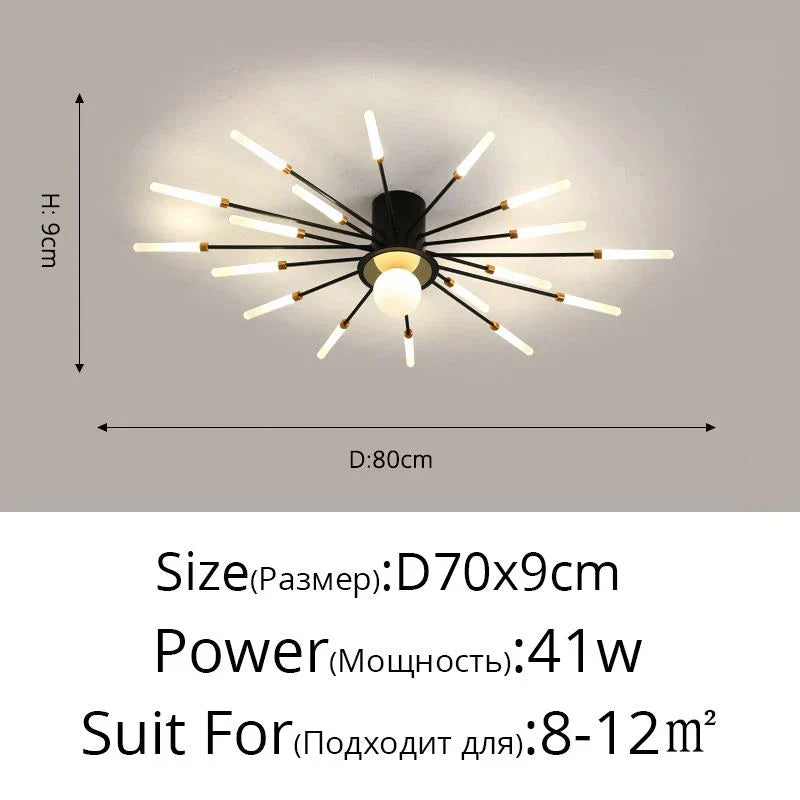 DecorBites™ LED Modern Ceiling Lights for Bedroom, Hall & Living Room