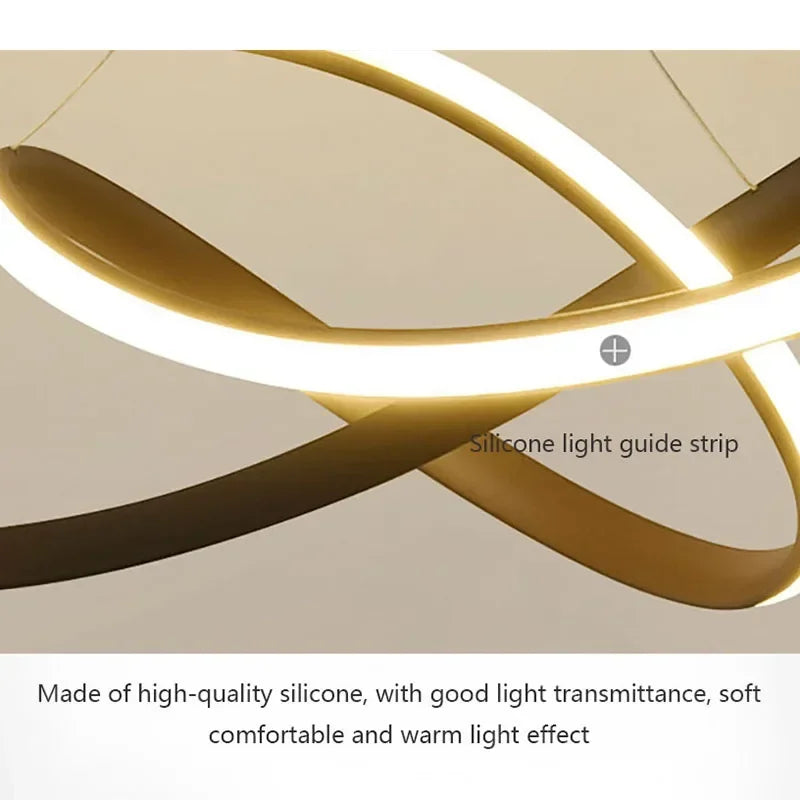 DecorBites™ LED Pendant Light Modern Luster for Living Dining Hall Bedroom Hotel Decor