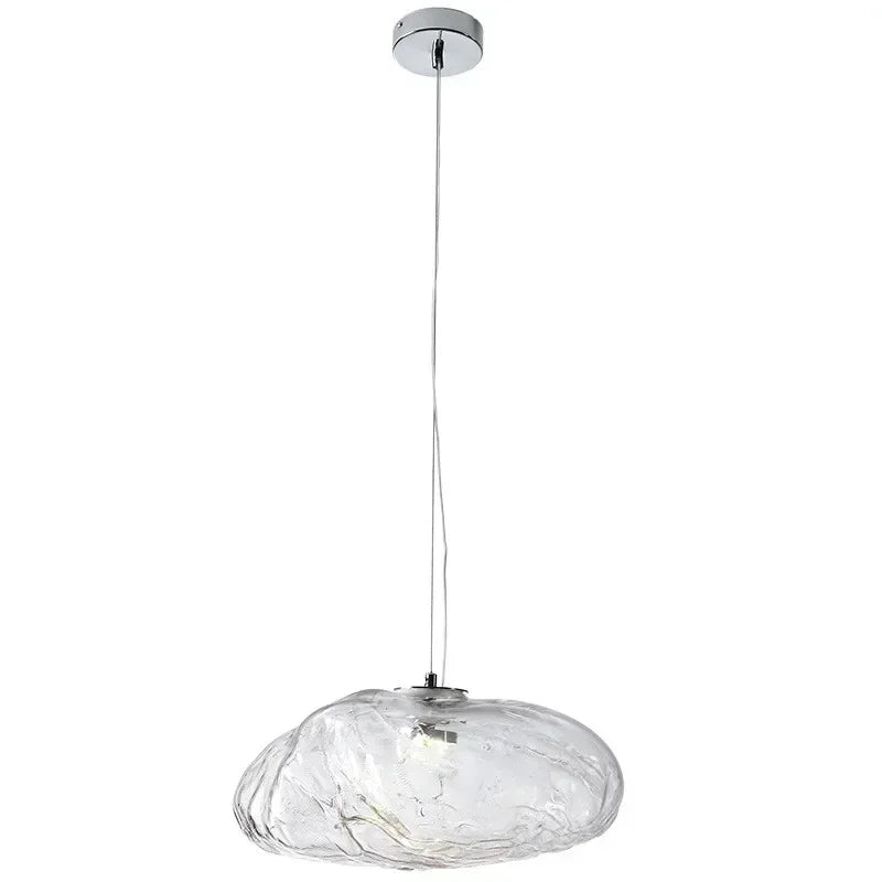 DecorBites™ Glass LED Chandelier Lighting for Modern Stairs, Dining Room, and Home Bar