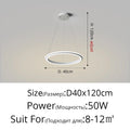 DecorBites™ LED Pendant Lamp: Modern Minimalist Style for Bedroom, Kitchen & Foyer