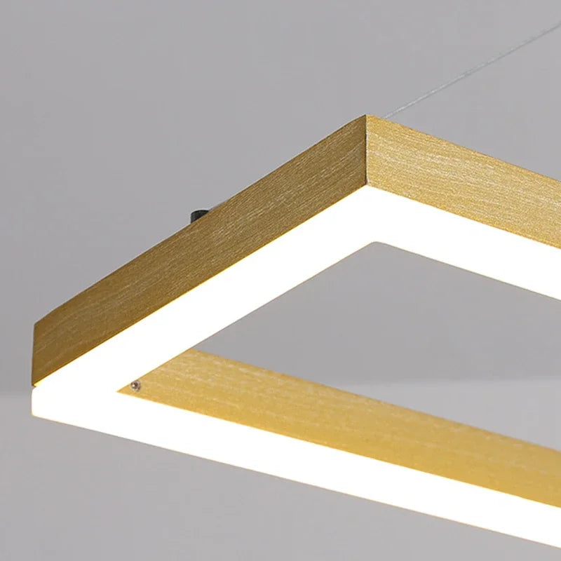 DecorBites™ Aluminum LED Ceiling Chandelier - Modern Design for Kitchen Island, Dining Table, Office, Bar
