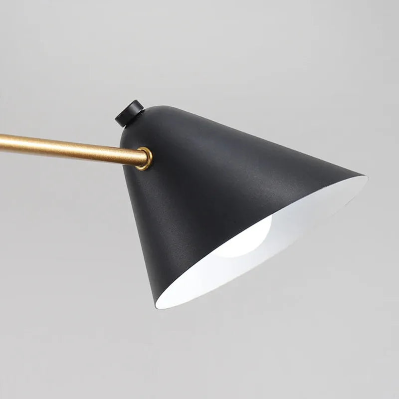 DecorBites™ Cone Shade Chandelier: Minimalist Nordic Design for Living and Dining Rooms