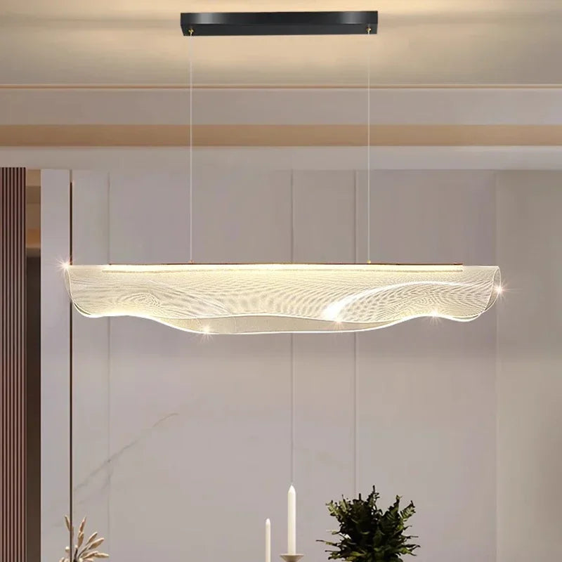 DecorBites™ LED Pendant Light: Modern Home Decor Chandeliers for Living and Dining Room Lighting
