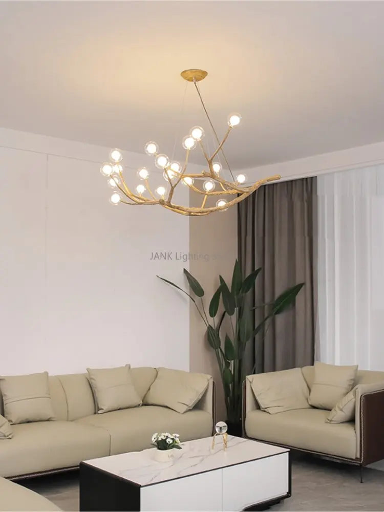 DecorBites™ Glass Bubble Resin Pendant Light Chandelier LED Lamps for Home Decoration