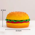 DecorBites™ Cartoon Burger Ashtray: Fun Resin Smoking Accessory for Office Table & Gifts