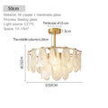DecorBites™ Crystal Chandelier: Modern Brass Luxury for Living Room & Bedroom