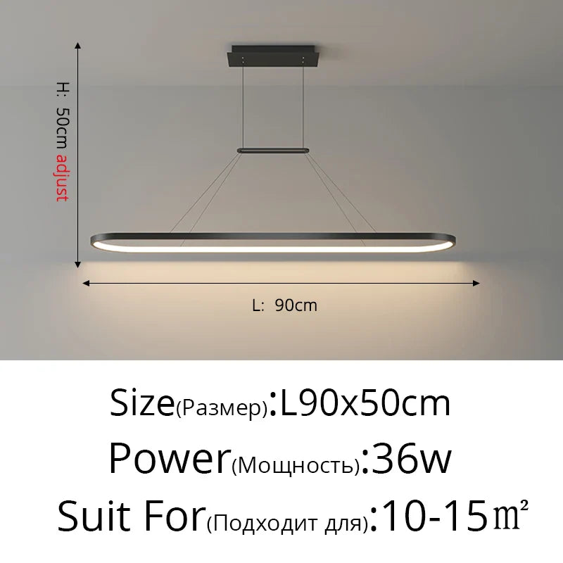 DecorBites™ LED Chandelier Pendant Light for Kitchen Bedroom Dining Living Room