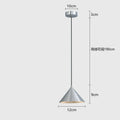 DecorBites™ Brushed Sliver Black Pendant Light Chandelier for Bedroom Kitchen Dining Room