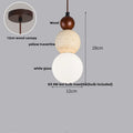 DecorBites™ LED Pendant Light: Yellow Stone Wabi Sabi Nordic Modern Hanging Lamp