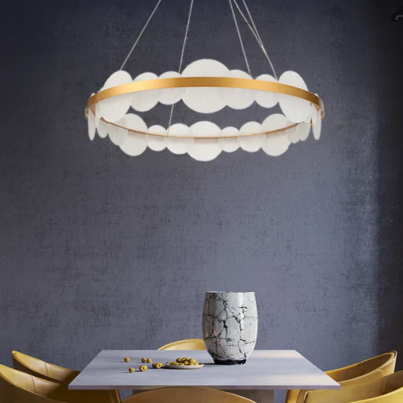 DecorBites™ Acrylic Ceiling Chandelier Modern Home Decor Hanging Lamp Indoor Lighting
