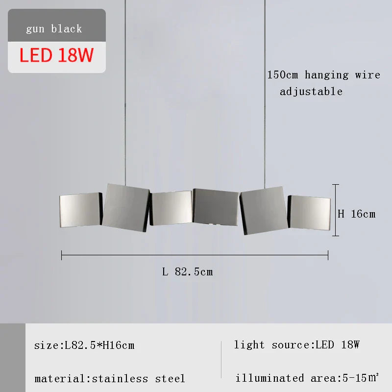 DecorBites™ Box Shape Pendant Light for Dining Table Bar Kitchen Island Decor