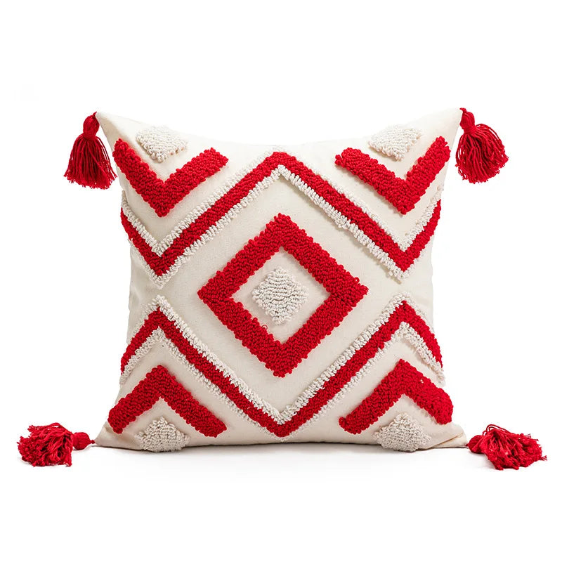 DecorBites™ Christmas Day Embroidered Pillowcase for Living Room Sofa, Party Decor
