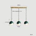 DecorBites™ Blue Copper Chandelier Pendant Light for Kitchen Island & Restaurant