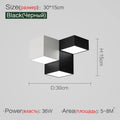DecorBites™ Bedroom Ceiling Lamp: New Modern Master Bedroom Lighting, Nordic Design, Black&White