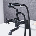 DecorBites™ Antique Chrome Bathtub Shower Mixer Faucet Tap Set for Bathroom