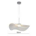 DecorBites™ Lotus Leaf LED Chandelier: Modern Nordic Dimming Pendant Light for Living Room and Bedroom