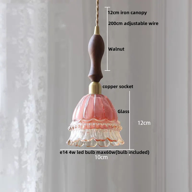 DecorBites™ Copper Glass LED Pendant Lamp: Modern Nordic Kitchen Dining Room Lighting