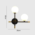 DecorBites™ LED Glass Ball Wall Lamp Modern Living Bedroom Lighting Fixture