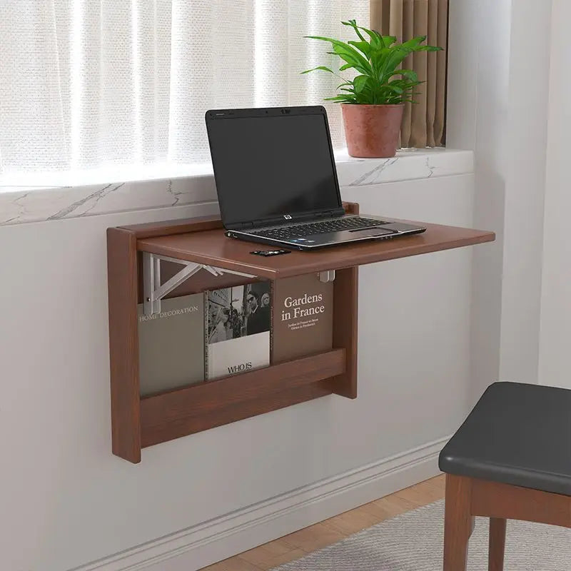 DecorBites™ Compact Corner Desk for Home Office Study and Bedroom, Foldable Computer Table
