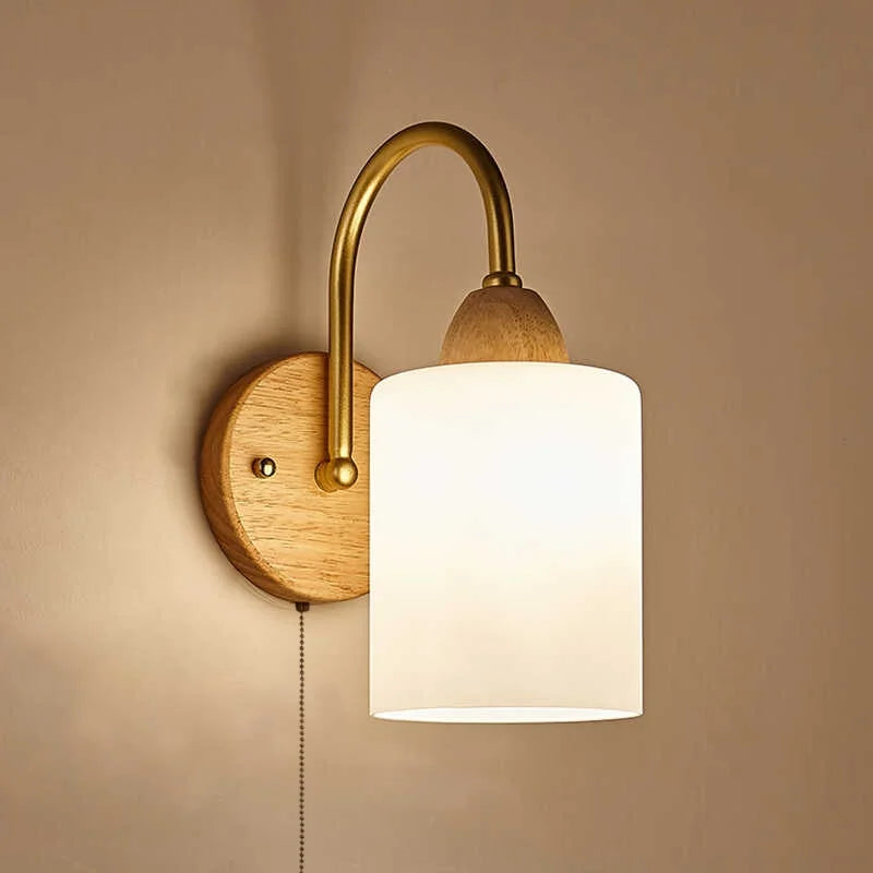 DecorBites™ LED Pull Chain Wall Lights for Bedroom Decor