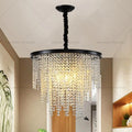 DecorBites™ Crystal Chandelier: 2024 Post-Modern Living Room Lighting