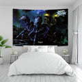 DecorBites™ Boho Hippie King Diamonds Tapestry for Aesthetic Room Decoration and Upholstery