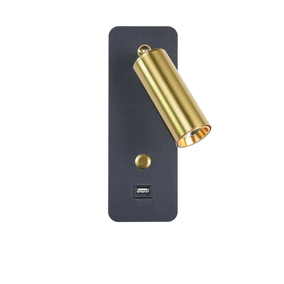 DecorBites™ LED Wall Lights with Switch and USB Interface, Modern Wall Sconce Lighting