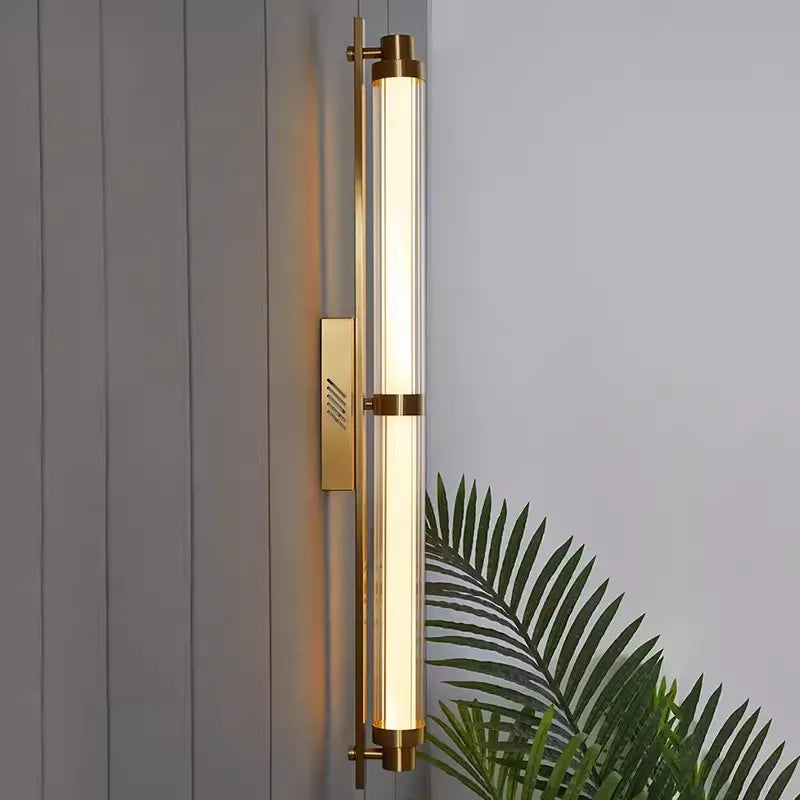 DecorBites™ LED Glass Wall Lamp for Living Room Bedroom Café Restaurant, Minimalist Postmodern Design