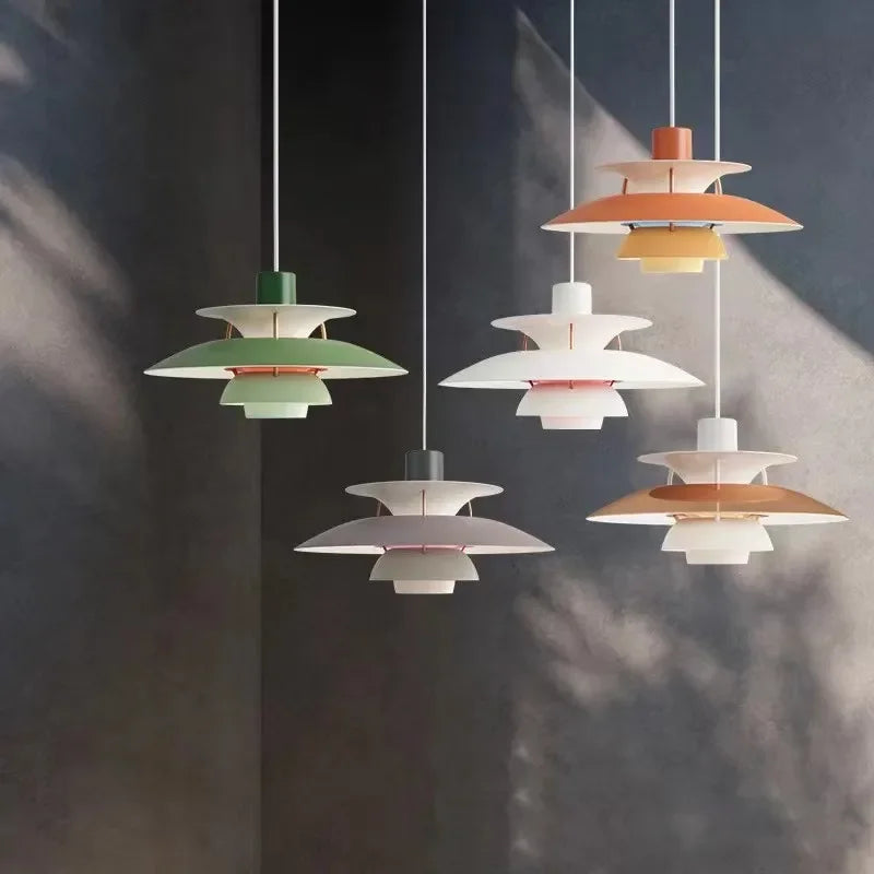 DecorBites™ Loui LED Pendant Light: High-Quality Danish Design Umbrella Lamp for Kitchen, Living Room