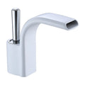 DecorBites™ Black Brass Waterfall Basin Faucet, Single Hole Hot Cold Sink Mixer Tap