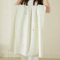 DecorBites™ Baby Velvet Embroidered Blanket: Double-Sided Warm Travel Bedroom Sofa Cover