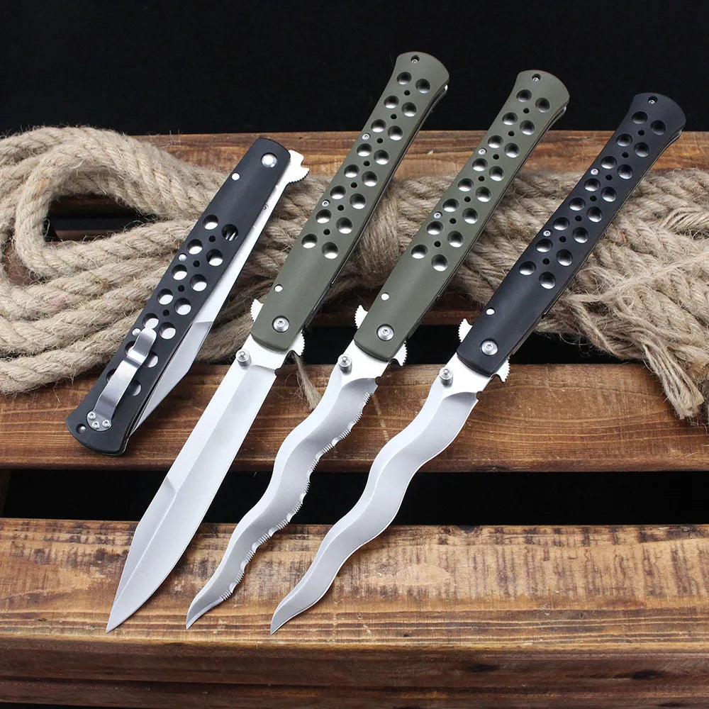 Folding Knife TI LITE Flipper Knife S35VN Blade Outdoor Professional Military Tactical Hunting Survival Self defense Knives Tool