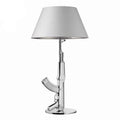 DecorBites™ AK47 Guns Floor Lamp Electroplated Silver Golden Metal Art Deco Bedside Luxury Lamp