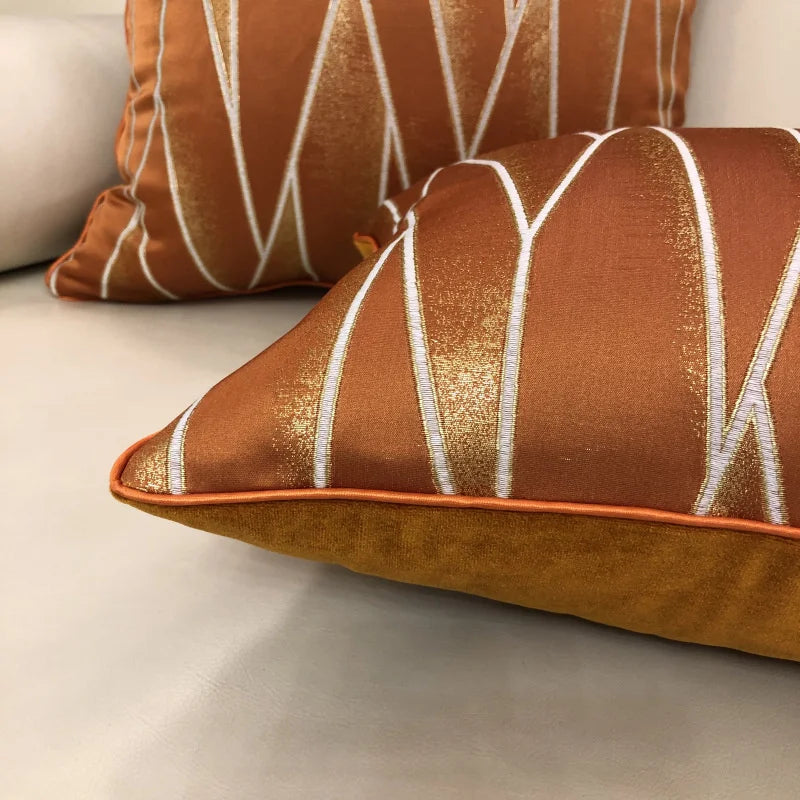 DecorBites™ Jacquard Luxury Cushion Cover Set - Premium Quality Decorative Pillow Case