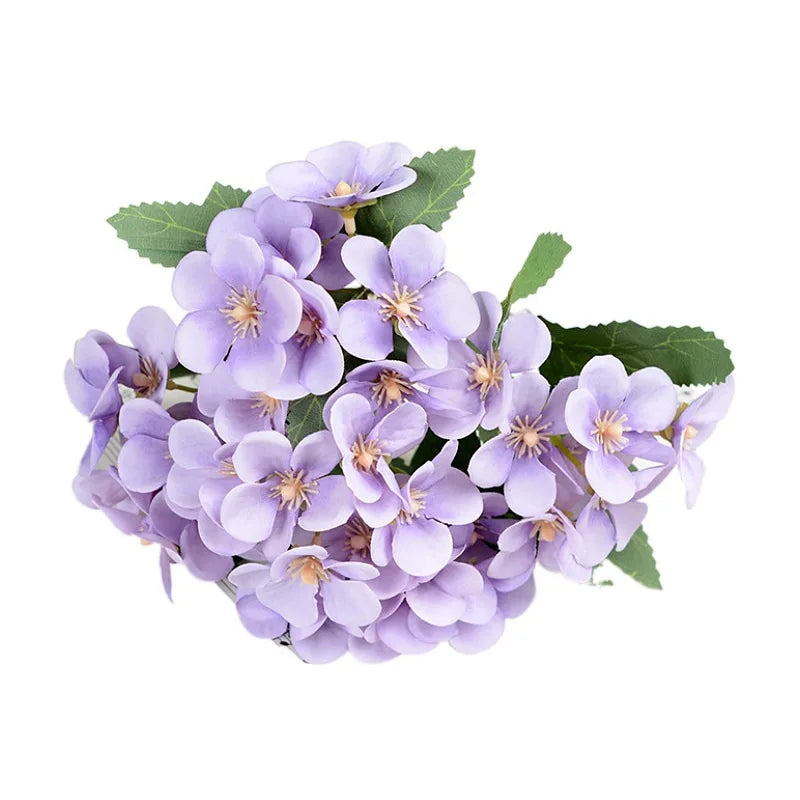 DecorBites™ Begonia Silk Flower Bouquet - Home Soft Decoration Bouquet