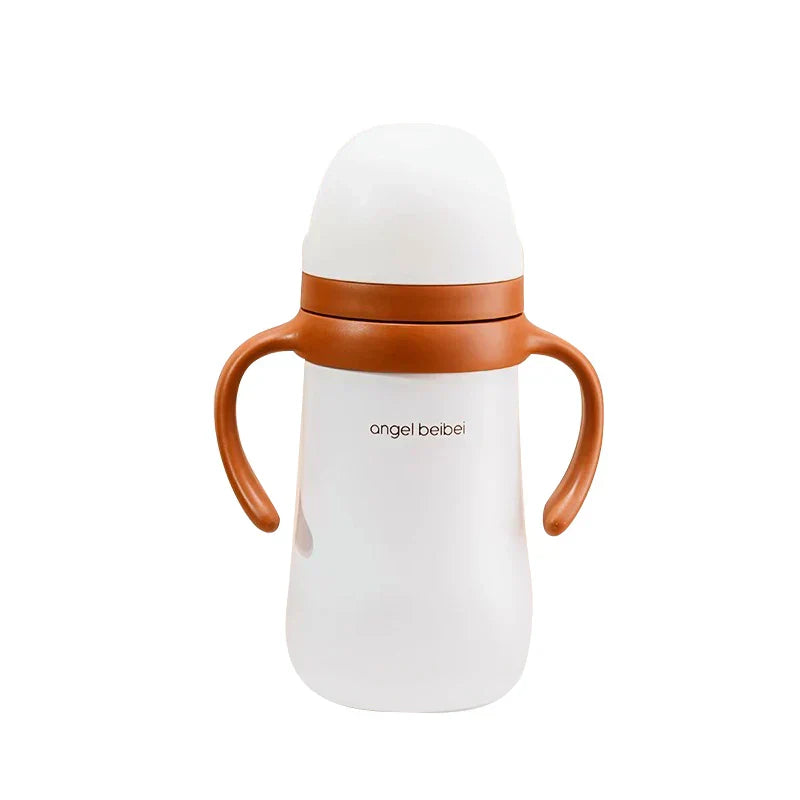 DecorBites™ Kids Stainless Steel Thermos Cup with Straw, 320ML Cute Water Bottle
