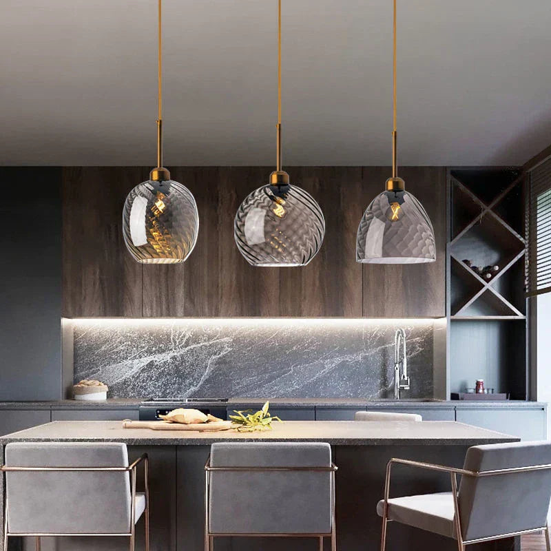 DecorBites™ Glass Chandelier Pendant Lights for Bedside, Kitchen, Restaurant, Bar, Home Lighting