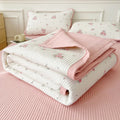 DecorBites™ Cartoon Small Fresh Washed Cotton Bed Sheets Bedspread