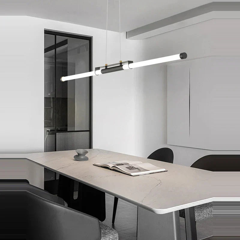 DecorBites™ Art Deco LED Gold Chandelier for Dinning Room