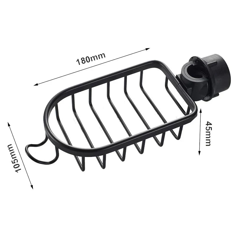 Adjustable Shower Caddy Bathroom and Kitchen Organizer by DecorBites™