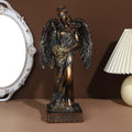 DecorBites™ Greek Goddess Fortune Figurine - Wealth Sculpture Home Office Decor Gift