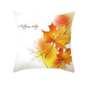 DecorBites™ Autumn Maple Leaves Pillow Cases Short Plush Cushion Cover Sofa Pillowslip