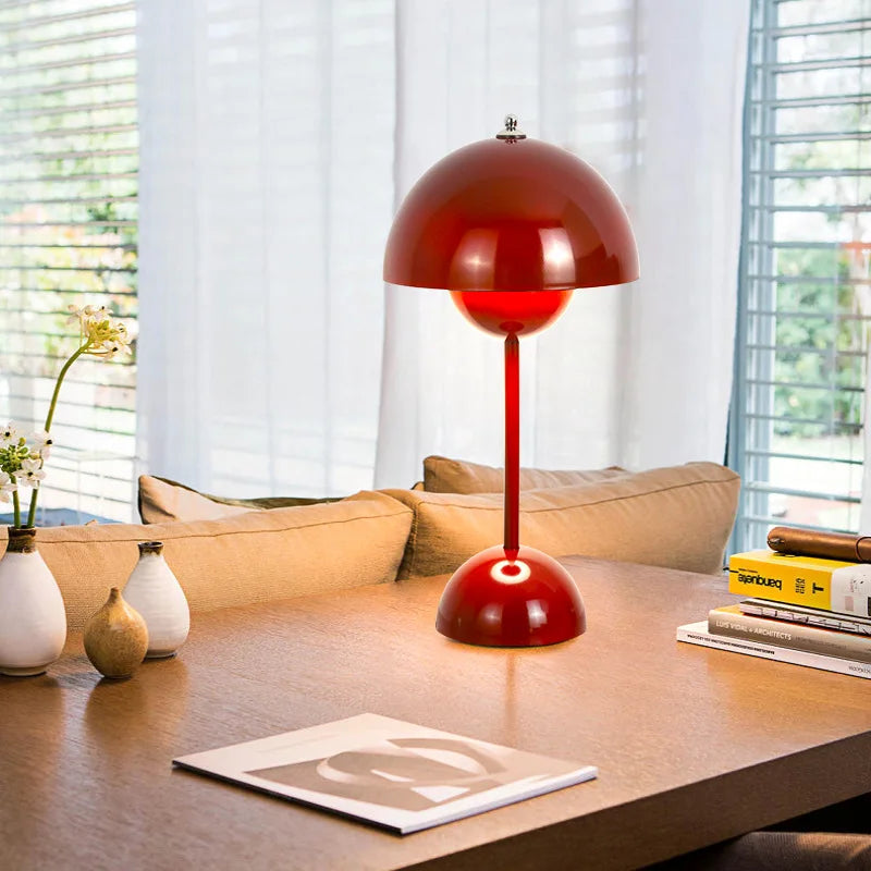 DecorBites™ Bud Metal Desk Lamp with Touch Control and Multi-Color Dimming